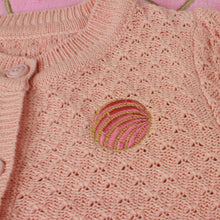 Load image into Gallery viewer, Copy of Girl&#39;s Pink &quot;Pan Dulce&quot; Knit Sweater Cardigan #E-GPCV