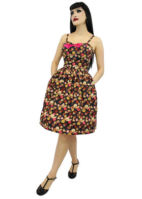 model wearing Pan Dulce Dress With Adjustable Straps XS-3XL