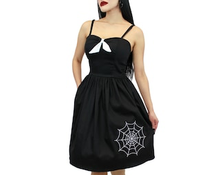Load image into Gallery viewer, model wearing Embroidered Spiderweb Dress