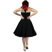 Load image into Gallery viewer, Model wearing dress, Pictured from the back 