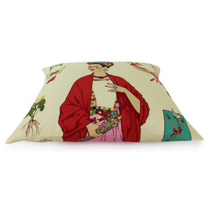 Frida Throw Pillow Cover Tan 18.5 x 16 in. #FCT