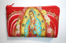 Load image into Gallery viewer, Red Virgin Mary Guadalupe wallet #RVW