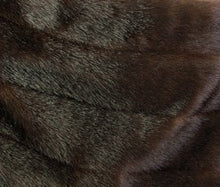 Load image into Gallery viewer, Brown Faux Mink Wrap Shawl Capelet #SH606