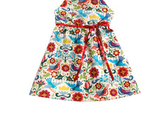 Load image into Gallery viewer, Girl&#39;s Halter Doves and Flowers Dress #GD-850