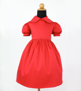 Girl's Red Holiday Dress #GD-CR91