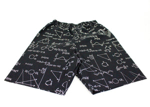 Boy's Black Geometry Shorts# BS-G24