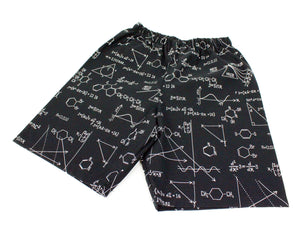 Boy's Black Geometry Shorts# BS-G24