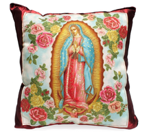 Load image into Gallery viewer, Guadalupe Virgin Mary Throw Pillow Item #P204