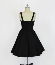 Load image into Gallery viewer, Black Sweetheart Cocktail Dress Full Circle Skirt  XS-3XL