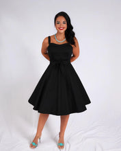 Load image into Gallery viewer, Black Sweetheart Cocktail Dress Full Circle Skirt  XS-3XL