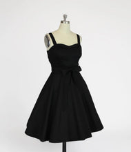 Load image into Gallery viewer, Black Sweetheart Cocktail Dress Full Circle Skirt  XS-3XL