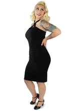 Load image into Gallery viewer, Model wearing dress, Pictured from the side