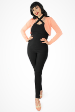 Load image into Gallery viewer, One Piece Black Criss Cross Jumpsuit XS-2XL #OPJ
