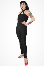 Load image into Gallery viewer, One Piece Black Criss Cross Jumpsuit XS-2XL #OPJ
