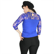 Load image into Gallery viewer, Lacey Blue Top #LBT