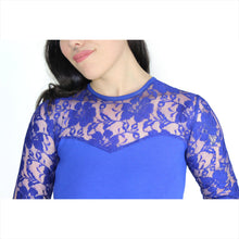 Load image into Gallery viewer, Lacey Blue Top #LBT