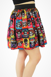 Day of the Dead Catrinas Elastic Skirt #LES