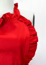 Load image into Gallery viewer, Bright Red Christmas Apron