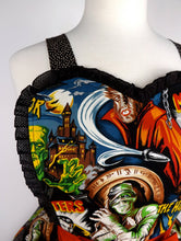 Load image into Gallery viewer, Hollywood Monsters Apron Two Tier #A994