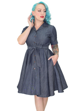 Load image into Gallery viewer, Denim Circle Dress