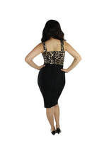 Load image into Gallery viewer, Pin Up Black Pencil Skirt #BPS-201