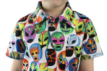 Load image into Gallery viewer, Boy&#39;s Lucha Libre Masks Snap Top #BT-LL605