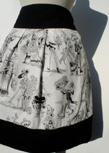 Load image into Gallery viewer, Close up of print on skirt 