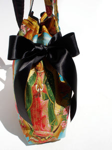 Mexican Guadalupe Virgin Mary Panel  Bag / Purse #B314