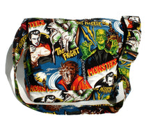 Load image into Gallery viewer, Hollywood Monsters Horror Movie Messenger bag #MB527