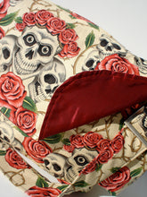 Load image into Gallery viewer, Skulls and Roses Messenger Bag #MB506