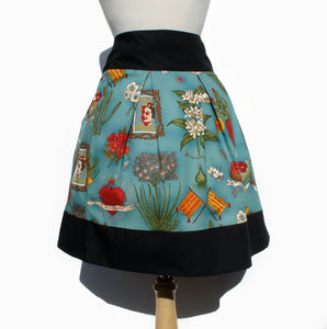 Viva Frida Blue Skirt #S-RS738