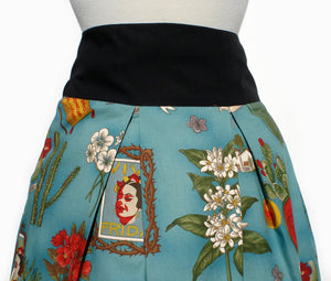 Viva Frida Blue Skirt #S-RS738