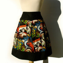 Load image into Gallery viewer, Retro Horror Movie Hollywood Monsters Vintage Inspired Skirt #S-RS712