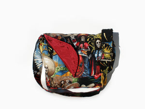 San Marcos  Day of The Dead  Messenger Bag #MB532