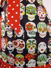 Load image into Gallery viewer, Frida and Skulls Apron #AP741