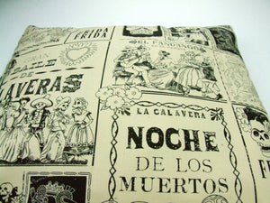 Mexican Inspired Frida and Catrinas  Skulls Cushion Cover #P238
