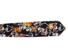 Load image into Gallery viewer, Day of the Dead Tie / Retro Mens Tie #T-524