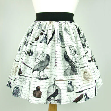 Nevermore A-line pleated  Skirt #S-AP232