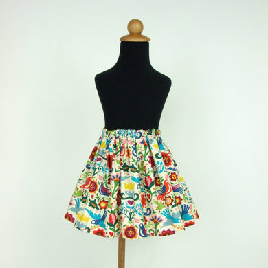 Girl's Paloma Doves Aline Skirt #GS-D478