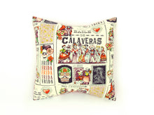 Load image into Gallery viewer, Day of the Dead Baile de Calaveras Pillow Cover  18 x 18 #P243