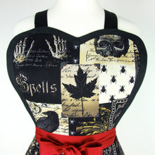 Load image into Gallery viewer, Nevermore Edgar Allen Poe Inspired  2 Skirt Apron #A-2TE55