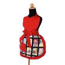 Load image into Gallery viewer, Little Girls Colorful Cartas Marcadas Apron  / One size Fits Ages 2-10 A-G165