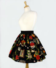 Load image into Gallery viewer, Frida and Cactus Pleated Skirt #PS-C997