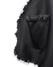 Load image into Gallery viewer, Pinup Lace And  Black Full Circle Vintage Inspired  Apron #A-SL301