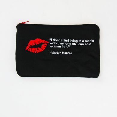 Marylin Embroidered Quote Wallet #EW-MMIII