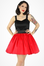 Load image into Gallery viewer, Lipstick Red Elastic Skirt #RES