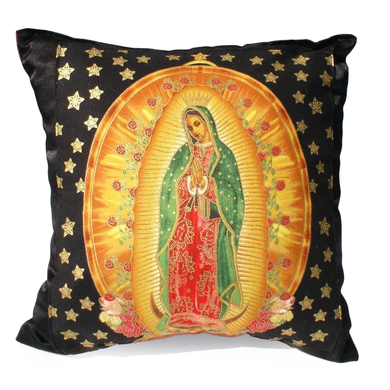 Pillow Mexican Virgin Mary Guadalupe Throw Pillow #P201