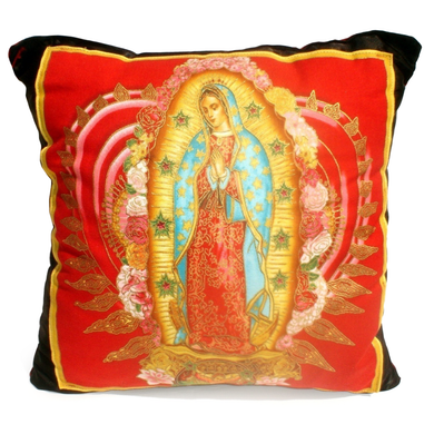 Guadalupe Virgin Mary Throw Pillow Item #P212